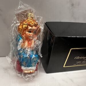 Christopher Radko Starlight Members Gift Miss Angel Christmas Ornament & Pins